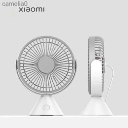Electric Fans New Desk Fan New Smart Home Portable Cooling Fan Can Hanging Upright Fan Usb Brushless Turbine Mini Portable Air ConditionerC24319