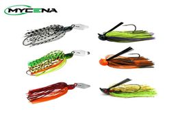 JonStar 612 pcslot 7G13G16G chatterbait fishing lure bass jig Buzzbait chatter bait wobbler rubber skirt for pike walleye 21062021343