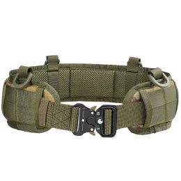 Bags Outdoor Tactical Belt Multifunctional Quick Release Tactical Girdle Waist Bag Key Hook Webbing Hanging System Accessories