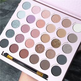 Shadow 30Color Rock Rose Eye Shadow Plate Pearlescent Thin and Glittering Matte Sweet Potato Milk Tea Earth Color