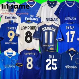 2011 Retro Soccer Jersey Lampard Torres Drogba 11 12 13 Final 94 95 96 98 99 Football Shirts Camiseta WISE 03 05 06 07 08 COLE ZOLA Vialli 07 08 01 03 HUGHES GULLIT