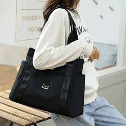 Totes Nylon Tote Bag Fashion Waterproof Large Capacity Handbag Shoulder Casual Soft Cross Body For Women