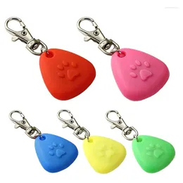 Dog Collars Light Up Tag Glowing LED Pendants For Collar Stainless Steel Spring Clip Anti-Lost Supplies Running Camping Climbing