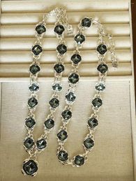 Charm Bracelets 2024 Unode 50 Spanish Creative Design Blue Luxury Gem Bracelet Women's Romantic Jewelry Gift