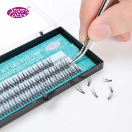 Eyelashes 5 boxes/lot Natural False Eyelashes High Quality Makeup Eye Lashes Encryption Silk C Curl Fake Dovetail fly Eyelash Extension