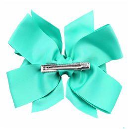 Hair Clips Barrettes 16Pcs Big Bows For Girls 7 Inches Huge Large Double-Deck Bow Boutique Kids Children Women Drop Delivery Jewelry H Dhot2