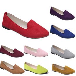 Sapatos casuais femininos confortáveis treinador laranja preto vermelho amarelo roxo verde pêssego roxo rosa tênis ao ar livre tendências senhoras deslizamento plano trabalho sapato de maternidade A079