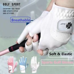 Gloves 1Pair Fingerless Women Golf Gloves Ladies Fashion Grip Gloves For Golf Kayaking Hiking Paddling Driving Left And Right Hand