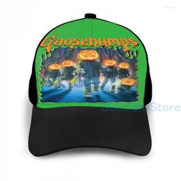 Ball Caps Fashion Jack O Lantern Goosebumps 2 Basketball Cap Men Women Graphic Print Black Unisex Adult Hat