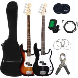 Guitar IRIN 4 Strings Electric Bass Guitar 20 Frets Maple Body Bass Guitar Guitarra With Wrenches Cable Strings Bag Parts & Accessories