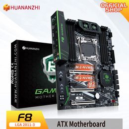 HUANANZHI X99 F8 LGA 2011-3 XEON X99 Motherboard support Intel E5 2640 2666 2670 2678 2696 v3 v4 DDR4 RECC NON-ECC memory NVME 240307