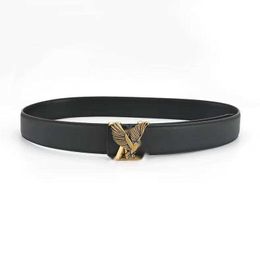European and American eagle buckle genuine leather men's belt pants belt manufacturer direct sales casual versatile business