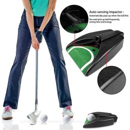 Aids Golf Automatic Putting Cup Golf Ball Automatic Putting Returning Machine with Auto Ball Return for Indoor Outdoor Golf Practise