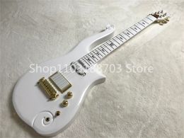 Guitar Super rare Prince Cloud Glitter Pearl white electric guitar alder body, maple neck, gold hardware
