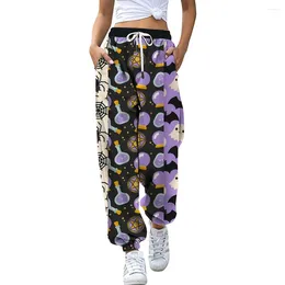 Women's Pants Halloween Leggings Casual Sports Running Outdoor Street Dance Fashion Japanese Slim Fit Sexy