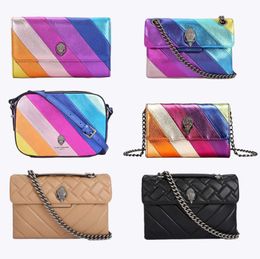 London Designer Kurt Geiger Heart Bags Luxurys Handbag Shop Rainbow Bag Leather Women Shoulder Strap Men Bumbag Travel Crossbody Chain Flap Tote Purse Clutch245