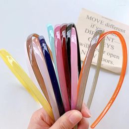 Hair Clips Wholesale Sweet Jelly Thin Headband Cute Girly Non-slip Plastic Candy Colorful For Woman Girls