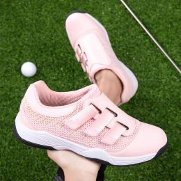 Shoes New Ladies Air Cushion Golf Shoes High Quality Breathable Sports Shoes Track and Field Golf Shoes Men