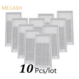 Eyelashes 10 Pcs/lot 3D 4D 5D 6D Premade Fans Lashes Pointy Stem Eyelash Extensions High Quality Premade Faned C D Curl Lash Trays