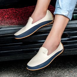 Shoes PUPUDA Fashion Leather Shoes For Men New Slip On Loafers Plus Size 47 Casual Driving Shoes Wide 2019 Business Shoes Sneaker Male