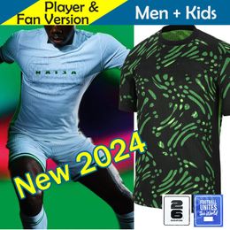 Nigerias Soccer Jersey 2024 New 2025 Team 24 25 Football Shirt Kid Kit Full Set Home Away Men Uniform Green 2026 World Cup Rainforest NDIDI T.Moffi LOOKMAN