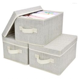 Storage Bags High Quality Household Items Foldable Boxes Organiser Containers Baskets Cube With Cover For Home Bedroom Closet Office