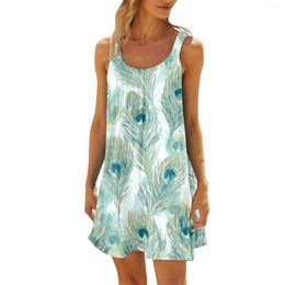 Casual Dresses Beach Style Short Summer For Women 2024 Women's Dress Beachwear Sexy Straps Vacation Camis