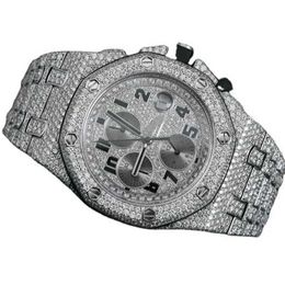 Luxury Watch Watches for Mens Mechanical Jewellery Manufacturer Vvs Hand -style Moissanite Diamond Top Brand Swiss Designers Wristwatch