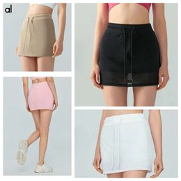 Lu Align Lemon AL Skirts Yoga Outfits Tennis Golf Sports Shorts with Inside Pocket Women's Leggings Quick Dry Pants Running Exercise Fiess