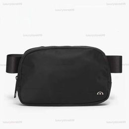 Brand lulu Waist Bags fanny pack everywhere belt Bag designer bum chest yoga bag bumbag nylon Womens mens outdoor Fleece Shoulder Crossbody with brand Handbag 08