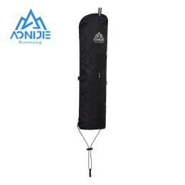 Bags AONIJIE E4418 C9112 12L Outdoor Lightweight External Hiking Pole Storage Bag Fish Bone Pocket Opening Tightening Buggy Bag