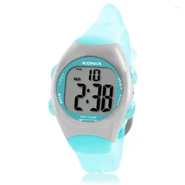 Wristwatches GOLDEN 2024 Women Sports Digital Wristwatch Japan Movement Led Light Waterproof 100m Girl Watch Swimming Diver Outdoor Alarm BS