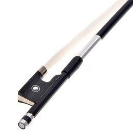 Guitar 4/4 3/4 1/2 1/4 1/8 Violin Bow Black Strong Carbon Fibre Bow Violin Bow Violino Arco Ebony Fogs Carbon Fibre Violin Bows