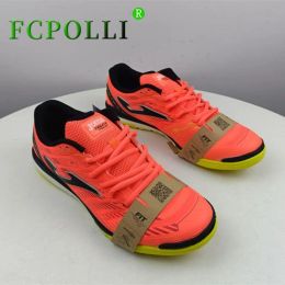 shoes Professional Men Tennis Shoes Anti Slip Man Indoor Court Shoes Orange Sport Shoe Mens Breathable Table Tennis Shoe Man