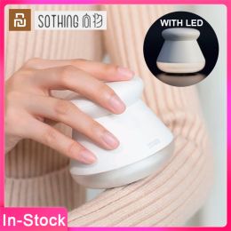 Control Xiaomi Youpin Sothing Lint Remover Clothes Fuzz Pellet Trimmer Machine with LED Portable Charge Fabric Shaver Clothes Particles
