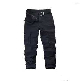 Men's Pants Three Dimensional Pocket Workwear For Men With Multiple Pockets Outdoor Long