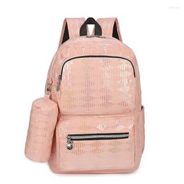 Backpack Japanese Harajuku Port Fantasy Colourful Fabric Girls' College Style Student Bag Multi Functional Leisure Travel