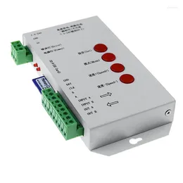 Smart Home Control RGB LED Controller T1000S SD Card 2048Pixels For WS2801 WS2811 WS2812B SK6812 LPD6803 DC5-24V