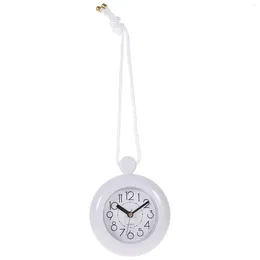 Wall Clocks Simple Bathroom Waterproof Clock Small Digital Timer Modern Silent Plastic Hanging