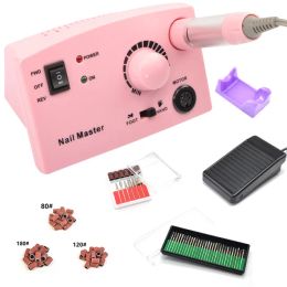 Kits 35000rpm Electric Nail Drill Hine Low Noise Manicure Set Pedicure Professional Nail Drill Hine Salon Nail Drill File Tools