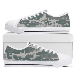 Shoes Camo Navy Low Top High Quality Sneakers Mens Womens Teenager Canvas Sneaker Camouflage Army Casual Couple Shoes Custom Shoe