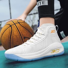 Shoes Men Sneakers Basketball Shoes High Quality Boys Basket Shoes Autumn High Top Antislip Outdoor Sports Shoes Trainer Women Summer