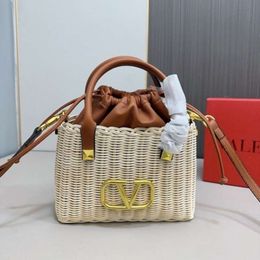 Shop design handbag wholesale retail Bag Nujia Womens Handbag Straw Detachable Shoulder Strap Basket for