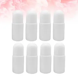 Storage Bottles Artibetter 12pcs Roller For Essential Oils Empty Refillable Roll On DIY Deodorant Containers ( White )