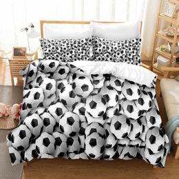 Bedding Sets Drop Single Only 1 Pillowcase For Kids Boys Duvet Cover Set Football Gift Children Teenagers N32