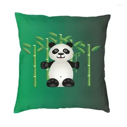 Pillow Panda Bear In The Bamboo Forest Cover Animal Cartoon Floor Case For Car Fashion Pillowcase Home Decorative