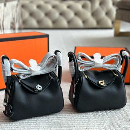 Leather mini Doctor Shoulder Bag Luxury Brand Designer Litchi Pattern Soft Cowhide Women Totes Dumpling Purses And Handbags Silver gold Hardware 240315