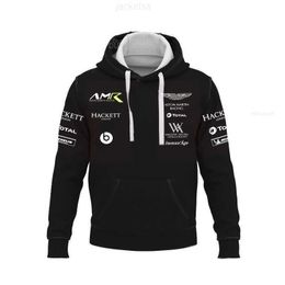 Men's Hoodies Sweatshirts Spring and Autumn 3D Zip Sweatshirt F1 Fashion Sweater Aston Martin Racing Team Casual Sweatshirt 2024