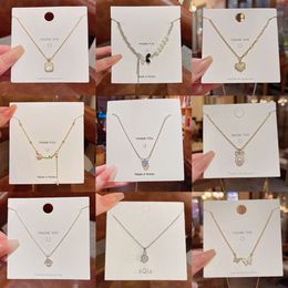 Love Female Small Crowd Micro Set Zircon Collar Chain Versatile Temperament Necklace