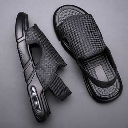 HBP Non-Brand Beach walk Sandals Open Toe Summer Outdoor Comfort lightweight air cushion men Sport platform beach Sandals